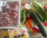 Hình bước làm 1 của món Soup Bò hầm rau củ