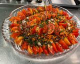 Une image de l'étape 13 de Salade de riz rouge aux tomates, carottes et ciboulette.