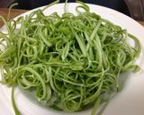 空心菜梗絲炒豆乾 （素-台式小菜）的食譜步驟1照片