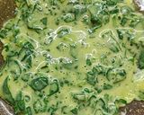 A picture of step 2 of Spinach, Egg, and Bresaola Roll-Ups.