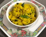 A picture of step 9 of Leftover Potato Sabzi.