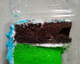 Foto langkah ke 5 dari resep Cake ulang tahun doraemon.