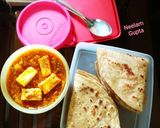 A picture of step 7 of Instant Paneer butter Masala (serve with Oats Mix Atta Parathas).