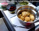 Foto del paso 2 de la receta: Ensalada Templada de (Habichuelas) Judías Verdes con Patata, Maíz y Atún