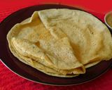 A picture of step 4 of Barnyard millet dosa.