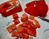 Foto del paso 1 de la receta: Ajíes y morrones agridulces en conserva