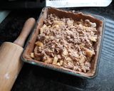 A picture of step 4 of Appeltaart mini gebak.