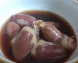 Hình bước làm 1 của món Mướp xào tim gà