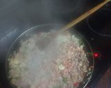 Foto del paso 3 de la receta: Minicanelones rellenos de pollo asado, carne picada y huevo duro
