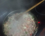 Foto del paso 3 de la receta: Minicanelones rellenos de pollo asado, carne picada y huevo duro