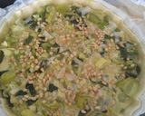 Une image de l'étape 3 de Tarte poireau pignon de pin.