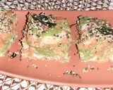A picture of step 3 of Tricolour Marble Dhokla.