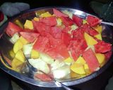 A picture of step 2 of Splash fruit salad.
