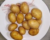 A picture of step 1 of Salt and vinegar potatoes.