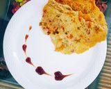 A picture of step 4 of Aate aur besan ka instant dosa.