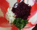 A picture of step 1 of Beetroot sandwich 🥪.