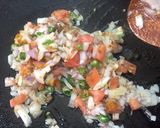 A picture of step 8 of Tawa omelete.
