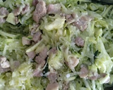 Foto del paso 2 de la receta: Revuelto de calabacín con panceta