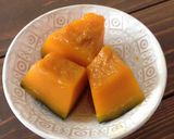 A picture of step 5 of Simmered KABOCHA Squash (KABOCHA NO NIMONO).