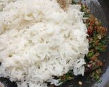 A picture of step 9 of Dill Leaves White Rice.