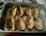 A picture of step 4 of Twice Baked Loaded Potato Skins.