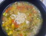 A picture of step 3 of Vegetable soup.