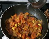 A picture of step 7 of Shahi Paneer.