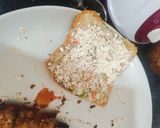 A picture of step 2 of Masala Oats Bread.