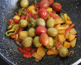 Foto del paso 4 de la receta: Espaguetis con verduras y queso