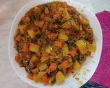 कड़ाई वेज (kadai veg recipe in Hindi) रेसिपी चरण 4 फोटो