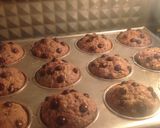 Foto langkah ke 3 dari resep Multi Seeds Wheat Bran Banana Mini Muffins.