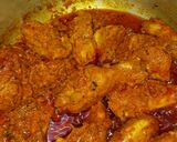 A picture of step 3 of Chicken patiyala.