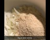 A picture of step 8 of Pounded Yam with Egusi Soup.