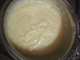 Crema de limón y leche de coco