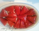 Foto del paso 5 de la receta: Pimientos del piquillo rellenos de merluza y langostinos
