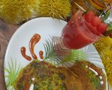 A picture of step 7 of Moong daal palak chilla.