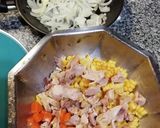 Foto del paso 2 de la receta: Tarta de pollo y estreno!