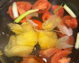 A picture of step 1 of Vietnamese Sweet and Sour Soup (Canh Chua) and Braised Catfish (Ca Bong Lau Kho To).
