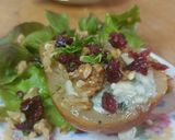 Une image de l'étape 6 de 🍐 Poire rôtie Roquefort Cranberries Noix.