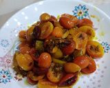 A picture of step 9 of Karonda Chilli Sweet an Sour sabji.