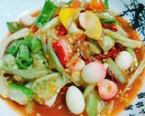 รูปขั้นตอนการทำที่ 2 ของ ตำแตงและสหาย