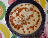 Foto del paso 2 de la receta Ajoblanco con germinado de fenogreco y salsa diablo