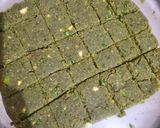 A picture of step 4 of Matar burfi.