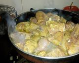 A picture of step 5 of Chicken dakbunglow.