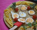 A picture of step 7 of Frozen Fried Egg  نیمرو با تخم مرغ یخ زده.