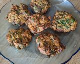 A picture of step 3 of Tasty palak vada.