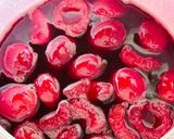 Hình bước làm 3 của món 🌱 Nước Giải Khát Cherry Nấu Rượu Vang Đỏ Hạt Chia