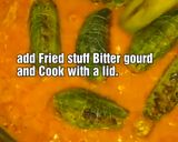 A picture of step 7 of Bharwa Karela in Gravy.