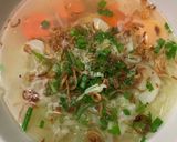 Hình bước làm 1 của món Mì gói tôm khô trứng