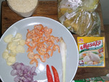 Nasi gurih ayam rempah